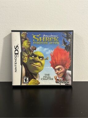 Shrek Forever After Nintendo DS Complete CIB Game w/ Manual Tested